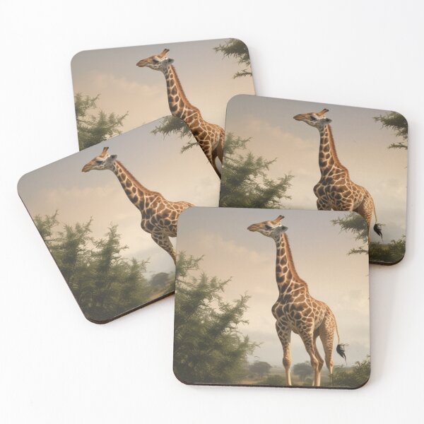 Item preview, Giraffe Standing Tall in the Jungle designed and sold by pmah26.
