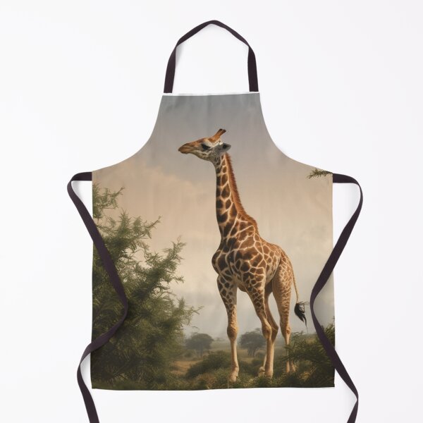 Item preview, Giraffe Standing Tall in the Jungle designed and sold by pmah26.