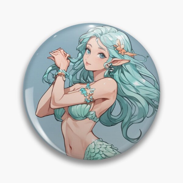 Item preview, La Sirena-in a black hole with background fun elf mermaid designed and sold by SirenasWorld.