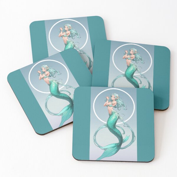 Item preview, La Sirena-in a black hole with background fun elf mermaid designed and sold by SirenasWorld.