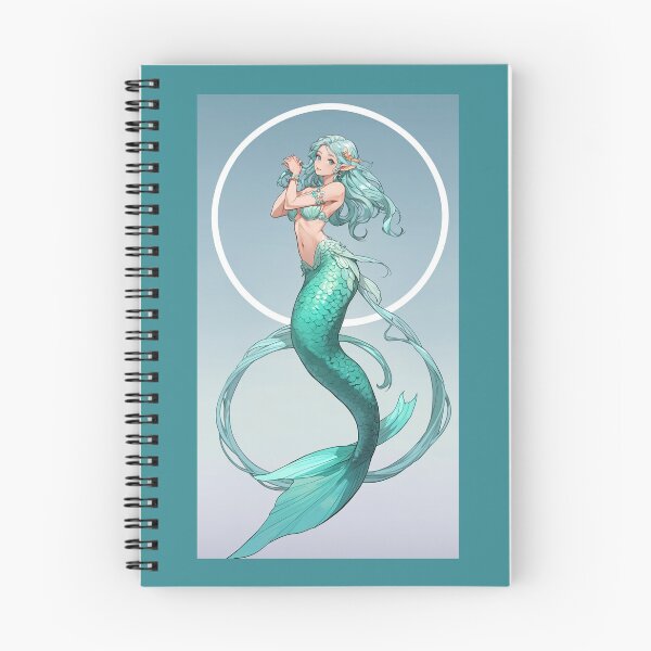 Item preview, La Sirena-in a black hole with background fun elf mermaid designed and sold by SirenasWorld.