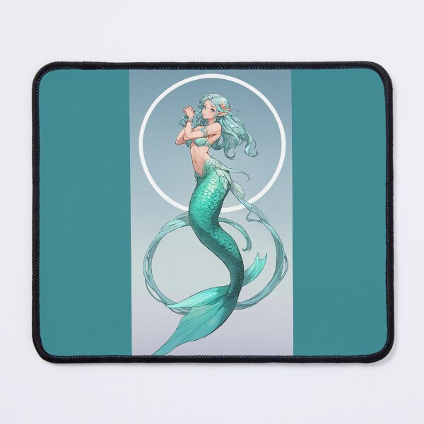 Item preview, La Sirena-in a black hole with background fun elf mermaid designed and sold by SirenasWorld.