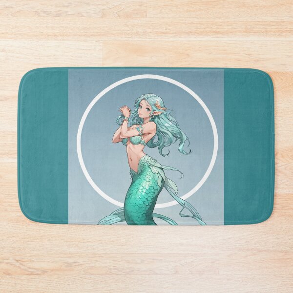 Item preview, La Sirena-in a black hole with background fun elf mermaid designed and sold by SirenasWorld.