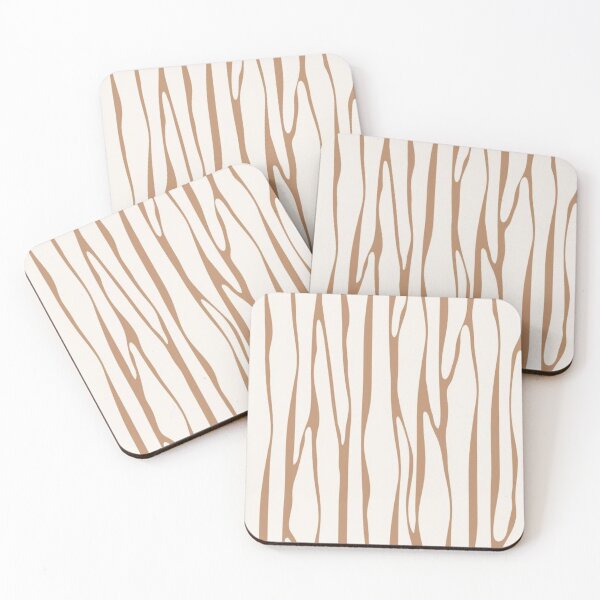 Item preview, Abstract Brown Stripes designed and sold by adoredigitals.
