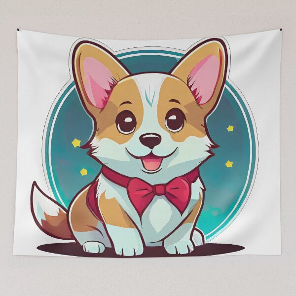 Item preview, Cute Corgi 3 designed and sold by 3dvirtualand.