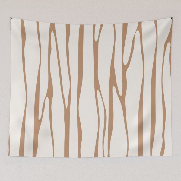 Item preview, Abstract Brown Stripes designed and sold by adoredigitals.