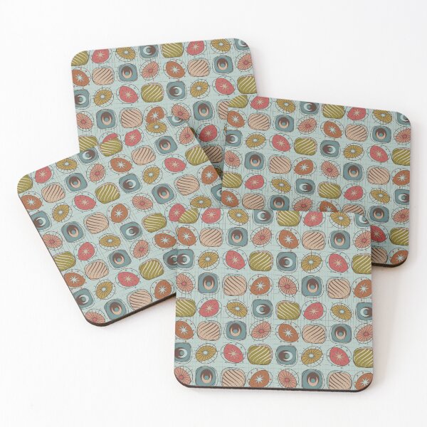 Item preview, Mid-century Modern Shapes designed and sold by TanglePatch.