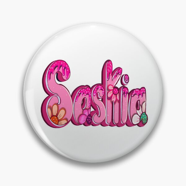 Item preview, Saskia in pink Popular Girls and womens Personalized Custom name gifts Saskia designed and sold by Artonmytee.