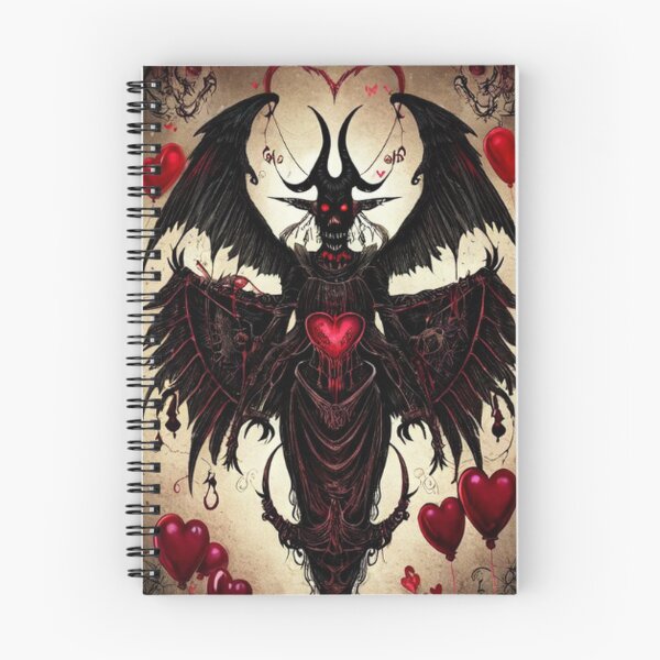 Aperçu de l'œuvre Baphomet gothique de la Saint-Valentin créée et vendue par TheDarkWardrobe.