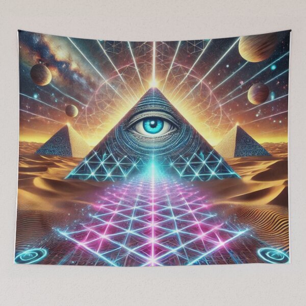 Item preview, "Illumination of the Cosmic Eye – A Journey Through Divine Geometry" designed and sold by Meta2Physical.
