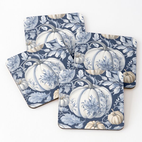 Item preview, Calabazas chinoiserie azules y blancas 3 designed and sold by TheChinoiserie.