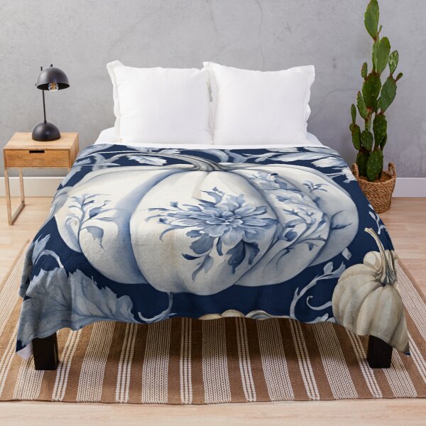 Item preview, Calabazas chinoiserie azules y blancas 3 designed and sold by TheChinoiserie.