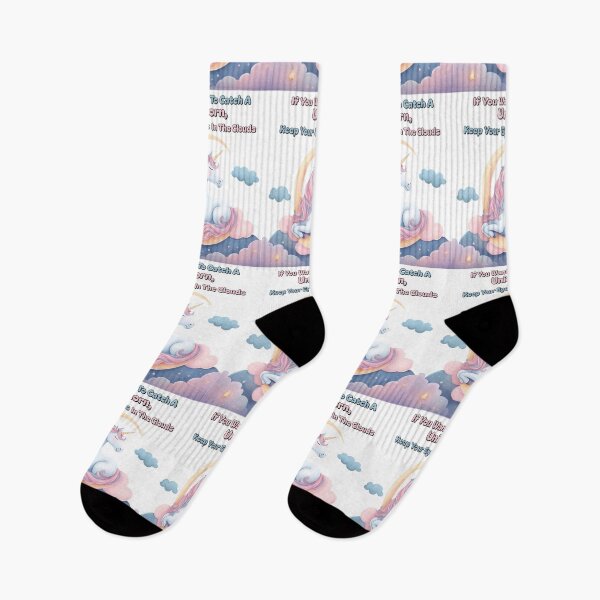 Item preview, If You Want To Catch A Unicorn, Keep Your Eyes In The Clouds - Children Design designed and sold by signshirtz.