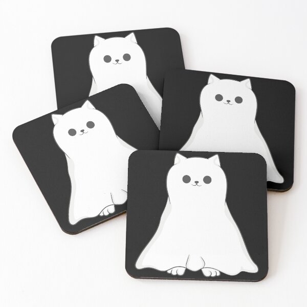 Item preview, halloween ghost cat spooky cute designed and sold by Gossip Rag.