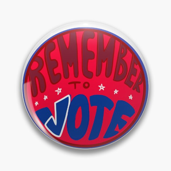 Item preview, Voting Button designed and sold by LittleRockArt.
