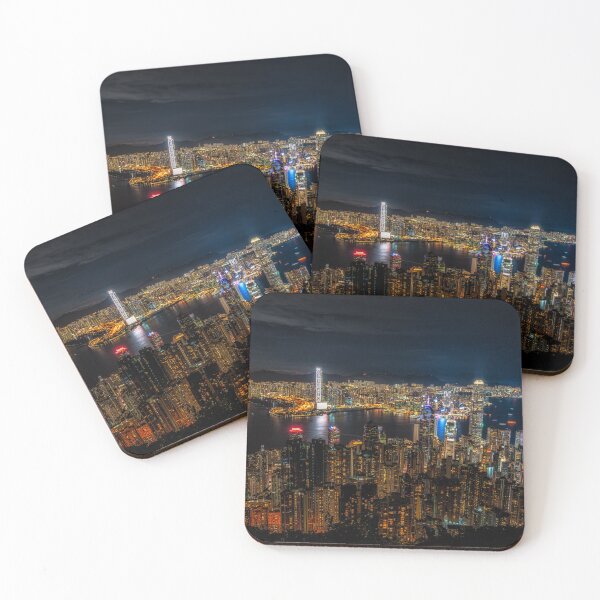 Item preview, Hong Kong Night View from Victoria Peak designed and sold by aaronchoi.