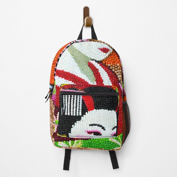Item preview, Vibrant Beaded Geisha Art designed and sold by SakuraJapanArt.