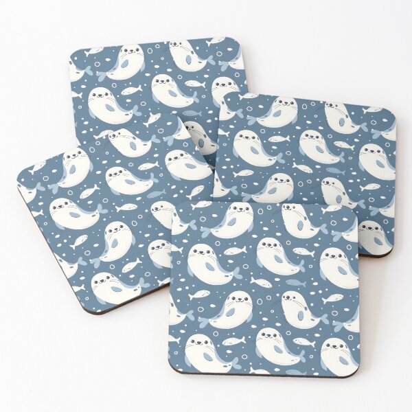 Item preview, Chubby Seal Fish Pattern designed and sold by palaco210.