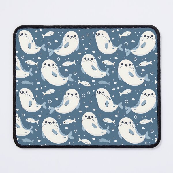Item preview, Chubby Seal Fish Pattern designed and sold by palaco210.