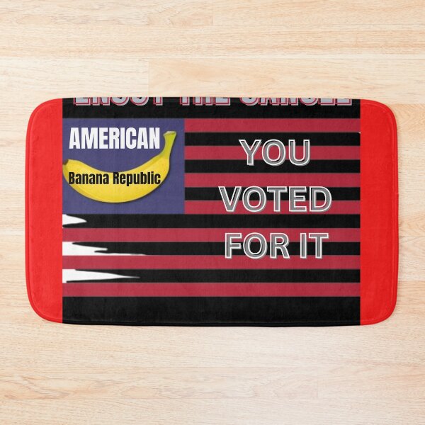 Item preview, "American Banana Republic Flag - You Voted For It! Bold Political Statement" designed and sold by Mrpalaad.