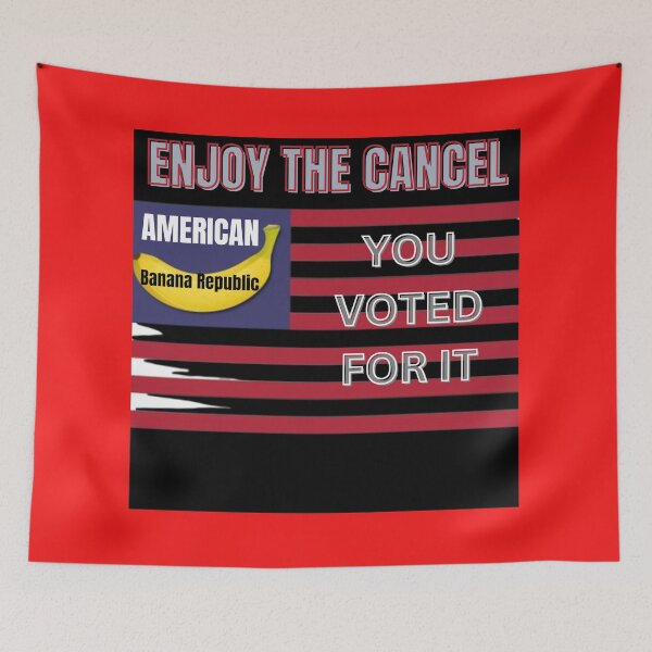 Item preview, "American Banana Republic Flag - You Voted For It! Bold Political Statement" designed and sold by Mrpalaad.
