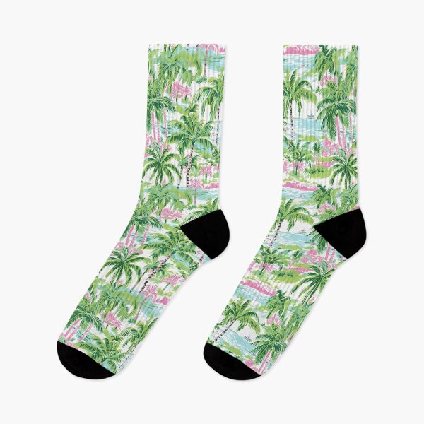 Item preview, Coastal Waters With Pink and Green  Palm Trees  designed and sold by AlienOccupation.