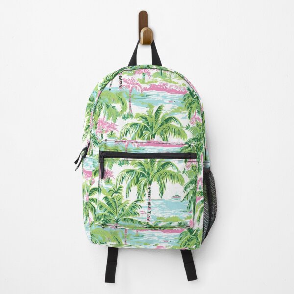 Item preview, Coastal Waters With Pink and Green Palm Trees designed and sold by AlienOccupation.