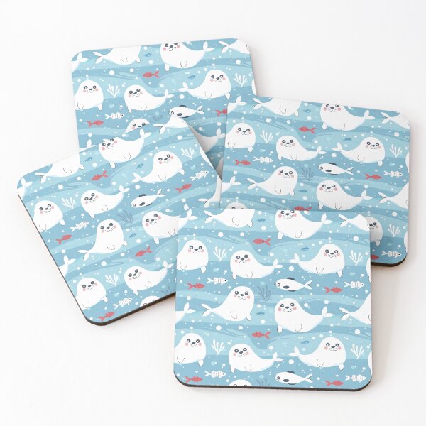 Item preview, Chubby Seal Fish Pattern designed and sold by palaco210.