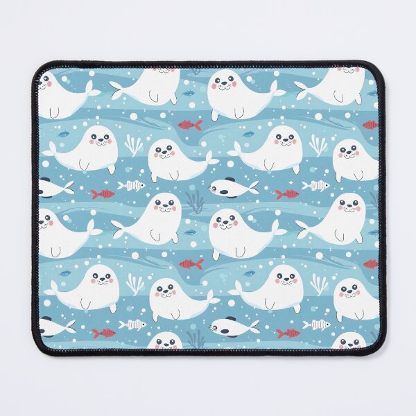 Item preview, Chubby Seal Fish Pattern designed and sold by palaco210.