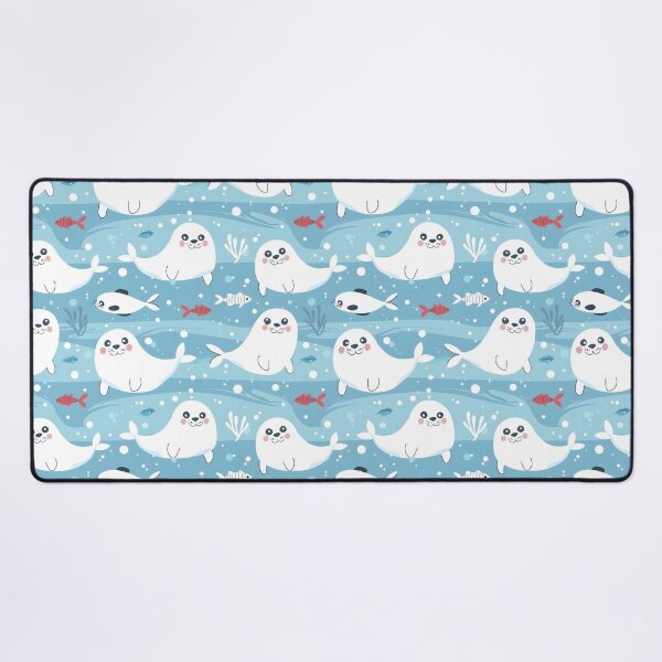 Item preview, Chubby Seal Fish Pattern designed and sold by palaco210.