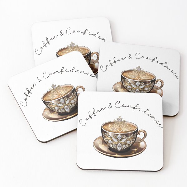 Item preview, Luxury Coffee Cup Art for Boss Ladies designed and sold by sirenandscript.