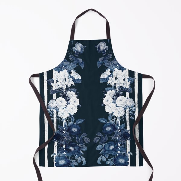 Item preview, GOT THE BLUES FLORAL STRIPE designed and sold by DesignED365.