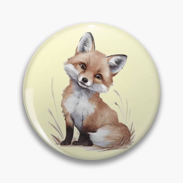 Item preview, A Cute Curious Fox designed and sold by Idea-Artwork.