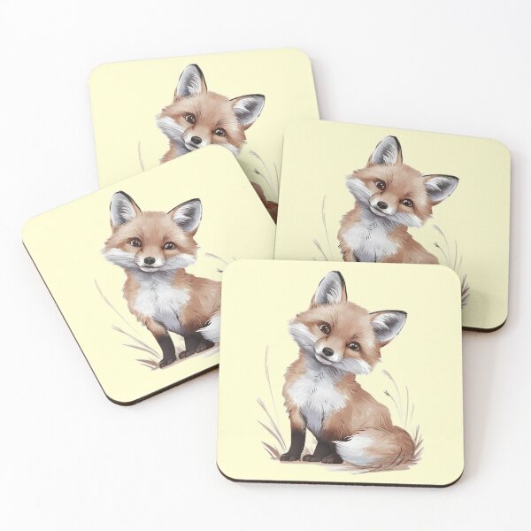 Item preview, A Cute Curious Fox designed and sold by Idea-Artwork.