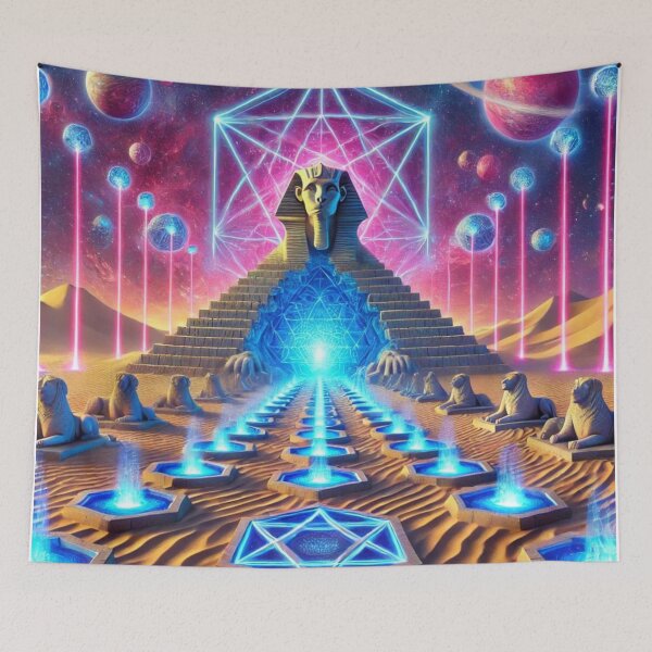 Item preview, "Celestial Pyramid of Infinite Knowledge – A Gateway to Cosmic Wonders" designed and sold by Meta2Physical.