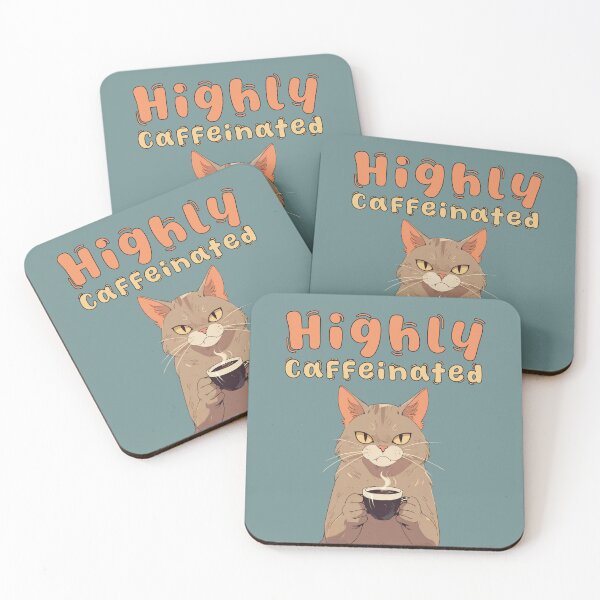 Item preview, Highly Caffeinated Kitty designed and sold by La Loca.
