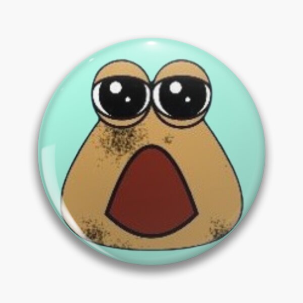 Item preview, Neglected Pou uwu Poor Baby Brown Alien Mobile Pet Sad Eyes designed and sold by Neesu.