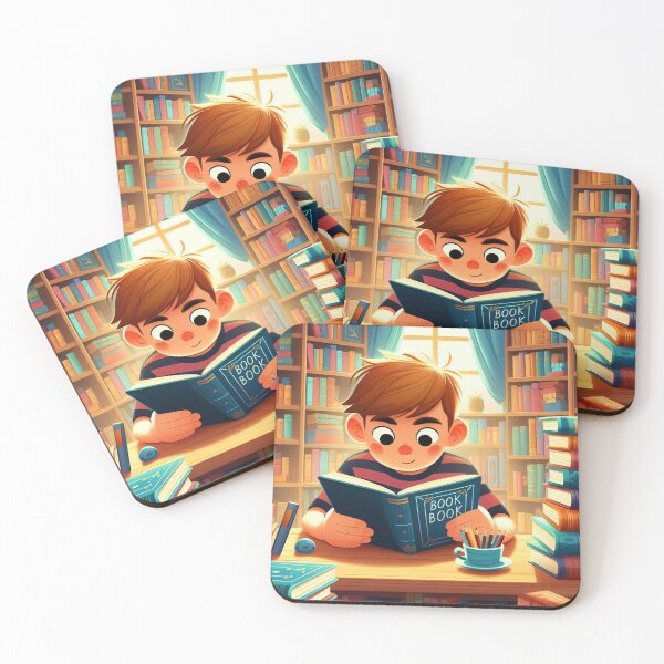 Item preview, El niño y el universo de los libros designed and sold by Bookwormshop.