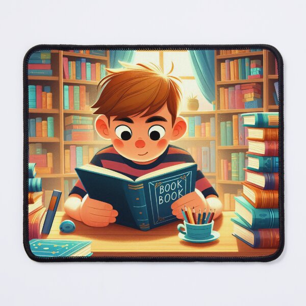 Item preview, El niño y el universo de los libros designed and sold by Bookwormshop.
