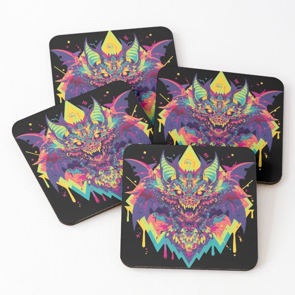 Item preview, Vivid Contemporary Pop Art Vampire Bat designed and sold by Artsy Sharky.