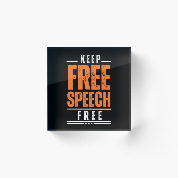 Item preview, Keep Free Speech Free designed and sold by GFamilyC.