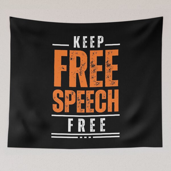 Item preview, Keep Free Speech Free designed and sold by GFamilyC.