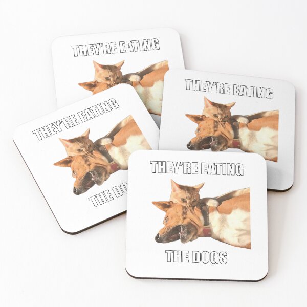 Item preview, They're eating the dogs meme designed and sold by zlapr.