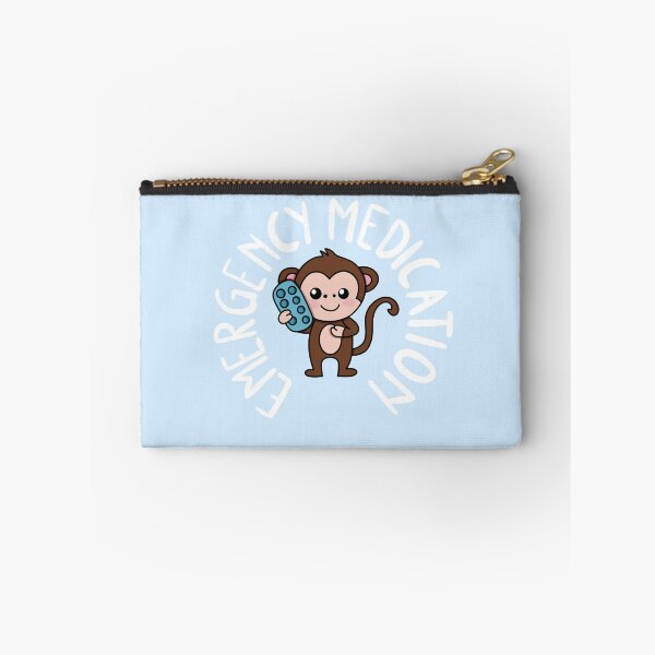 Item preview, Monkey Holding Emergency Medication designed and sold by AnthroTales.