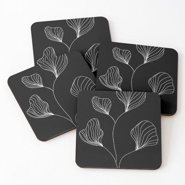 Item preview, Minimalist White Line Plant - Elegant Botanical Art designed and sold by StarMoonss.