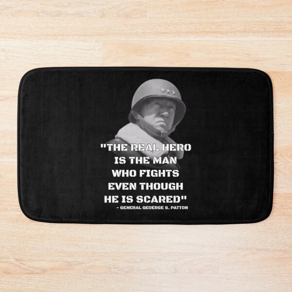 Item preview, General George S Patton Quote - The Real Hero designed and sold by ContTraders.