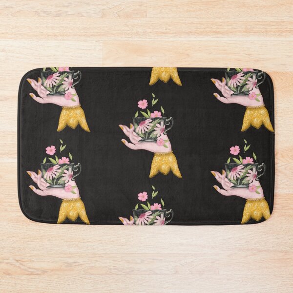 Item preview, Pink flower tea designed and sold by pinkyfish1010.