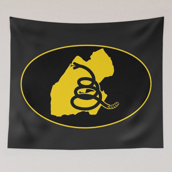 Item preview, DJIBOUTI - Freedom Is The Superpower - Modern Gadsden Snake Flag - Dont Tread On Me design designed and sold by pelagio.
