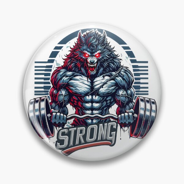 Item preview, Werewolf, Weight Lifting, Retro designed and sold by JonelleTshirts.