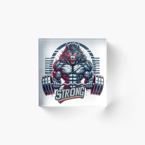 Item preview, Werewolf, Weight Lifting, Retro designed and sold by JonelleTshirts.